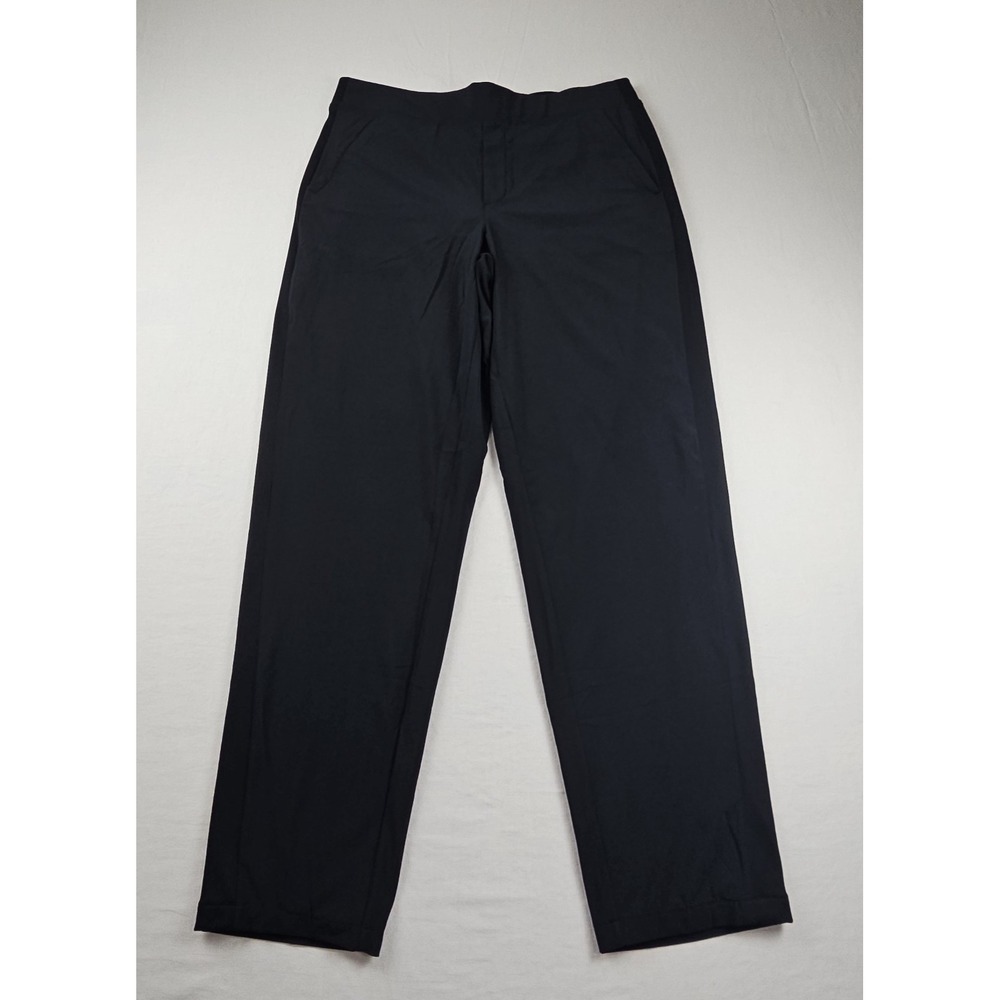 Athleta Women 12 Black Brooklyn Mid Rise Ankle Pants City Classic Commute Casual